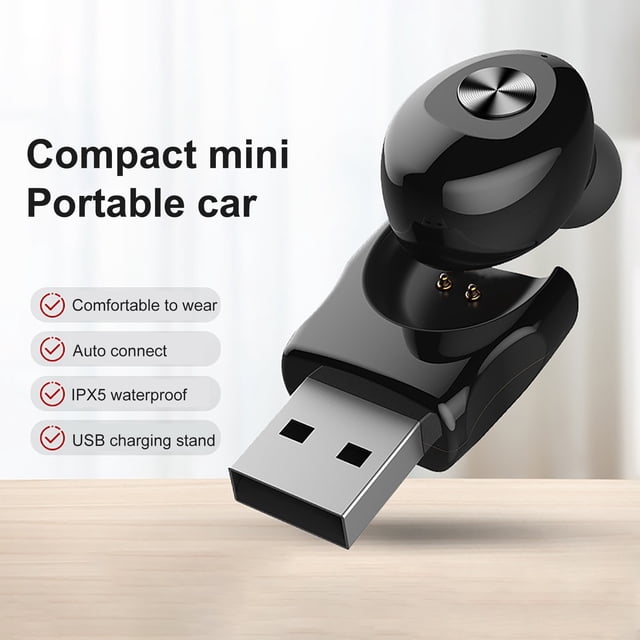 Twowood auricular XG-U12 Auricular inalámbrico Auricular Estéreo Reducción de ruido ligero Bluetooth-Compatible con Bluetooth 5.0 Auriculares en el oído para deportes
