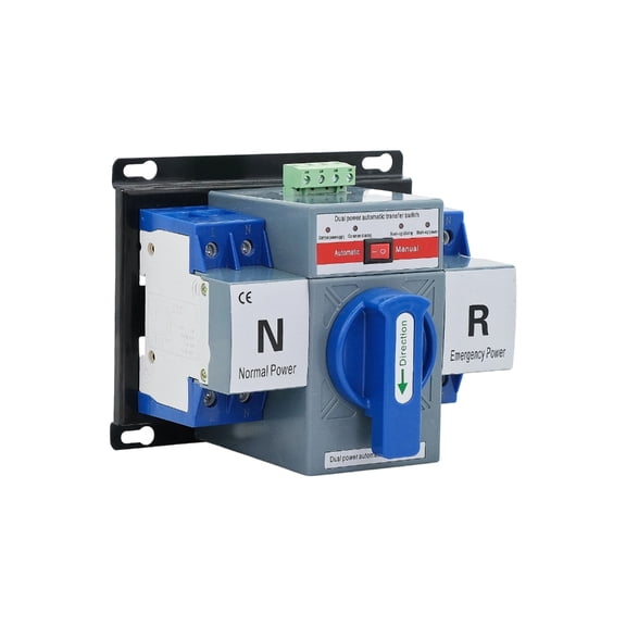 Double Power Automatic Transfer Switches with Manual Changeover and Generator