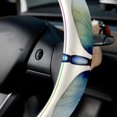 thumbnail image 5 of Dragonfly Steering Wheel Cover, Car Wheel Covers, 14.5 Inch Printing PVC Leather Auto Accessories, 5 of 6