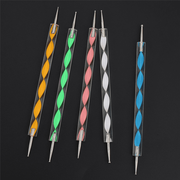 5X Mandala Dotting Tools Set for Painting Rocks,Painting Rocks Dot Kit, Rock Stone Painting Pen Polka Dot Tool