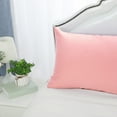 thumbnail image 6 of PiccoCasa Zippered Pillow Cases Pillowcases Covers 2Pcs Red King (20'' x 36''), 6 of 7