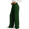 thumbnail image 3 of Women's Wide Leg Sweatpants - Super Soft Drawstring High Waisted Sweat Pants Baggy Athletic Joggers with Pockets, 3 of 6