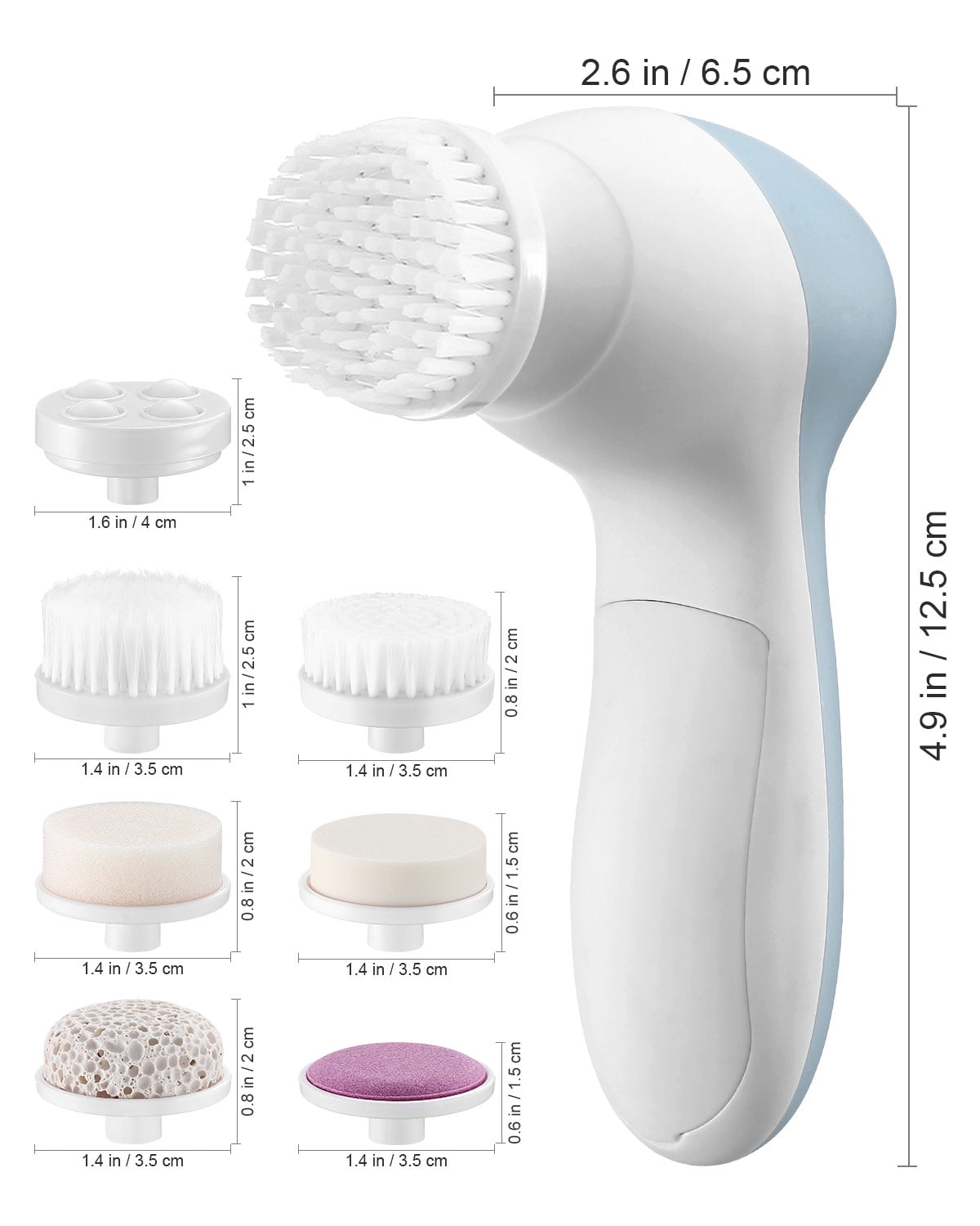 Electric Waterproof Facial Cleansing Brush for Deep Cleansing – MARNUR