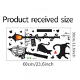 thumbnail image 4 of Cartoon Cat Street Lamp Wall Sticker Cute Animal Wall Sticker, 4 of 5