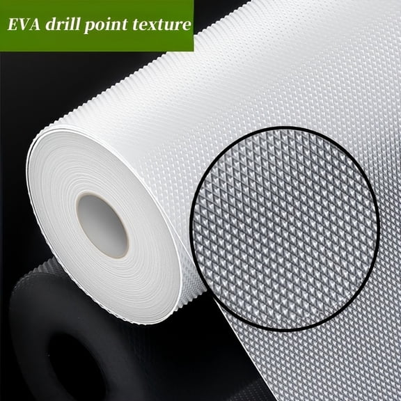 Non Adhesive Shelf Liner with Waterproof Eva Material, Non Slip Mat for Kitchen Cabinet Drawer Organization, Home Essentials Drawer Liner (1 Pack 17.7 X 39.4 Inch)