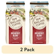 (2 pack) New England Coffee Breakfast Blend Ground Coffee, 24 Oz, Bag