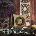 thumbnail image 4 of Eskimo Christmas Flowers Throw Pillow 14 in x 14 in, 4 of 5