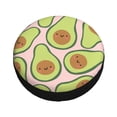 thumbnail image 3 of Easygdp Cute Avocado Wheel Sun Guard, Spare Tire Cover,Universal Trailer Suv Truck Camper Travel,Easy To Install And Remove -17 Inch, 3 of 9