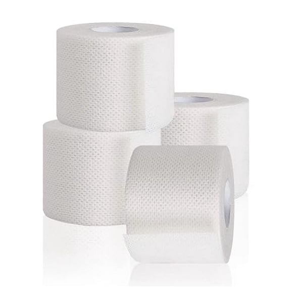 Premium Soft Cloth Easy to Tear Adhesive Tape 2 inch x 10 Yards for First Aid, Breathable Cloth Surgical Tape (Pack of 4)