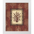 thumbnail image 3 of Charlene Audrey 15x18 White Modern Wood Framed Wall Art Titled - Red Coral II, 3 of 5