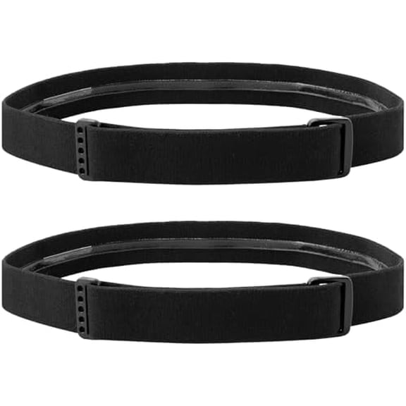 2 Pack Elastic Headlamp Strap Replacement Headband, Adjustable Headlight Strap Fit for Most Black Diamond Petzl Energizer Pelican Fenix Headlamps 1” Width Comfortable Band (Silicone Anti-Slip)