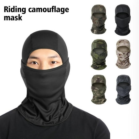 YUEYAN Balaclava Summer Camo Face Mask Sun Protection Cooling Neck Gaiter Breathable Face Cover Cycling Motorcycle Camouflage Fishing Hunting Face Cover for Women Men Outdoor Sports