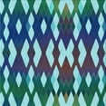 thumbnail image 1 of Ahgly Company Indoor Square Patterned Blue Jay Blue Area Rugs, 5' Square, 1 of 6