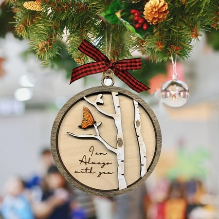 

erfly Pendant mas Wooden Decoration Pendant Forever Ornament Modern Home Decor