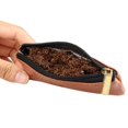 thumbnail image 4 of Bolsa de tabaco, bolsa de cuero PU con cremallera portátil, soporte para conservar tabaco y pipa de fumar, 4 of 5
