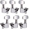 thumbnail image 1 of 6pcs Guitar String Tuning Pegs 3l3r Chrome Tuners Guitar Machine Heads For Electric Guitar, 1 of 5