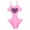 Pink, variant on Isvgxsz New Swimsuit One Piece Clearance Toddler Girls Swimsuit Sling Sequins Heart Hollow Out Beach One-Piece Swimsuiti Pink Bathing Suits For Girls