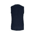 thumbnail image 6 of Women's Double-Sided Plush Vest, Solid Color Sleeveless Jacket with Pockets, Casual Quilted Outerwear for Women, Warm Winter Vest without Sleeves, Soft Plush Layering Piece for Fall and Winter Navy, 6 of 8