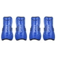 thumbnail image 1 of Unique Bargains Soccer Shin Pads, 4 Pack Breathable PVC Sport Guard for Adult, Blue, 1 of 5