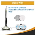 thumbnail image 3 of Replacement for Bissell Left Rotating Disc fits for Spinwave Hard Floor Spin Mop with 2 Soft, 2 Scrubby Pads Compare to Parts 1611579, 3 of 6