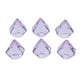 thumbnail image 4 of 6 colgantes de botella de vidrio transparente para manualidades, joyería, color morado Púrpura, 4 of 8