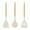 White, variant on Non-Stick Silicone Cooking Utensils Set with Wooden Handles – Heat-Resistant, Dishwasher Safe Spatulas and Soup Ladle for Versatile Kitchen Use by Home Chefs and Culinary Enthusiasts