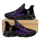 thumbnail image 1 of Zapatillas de deporte para mujer, con estampado de patas de perro de colores, punta redonda, informales, planas, para caminar, primavera y otoño, 1 of 6