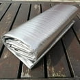 thumbnail image 4 of 1Pcs Camping Mat Double-Sided Moisture-Proof Aluminum Foil Pad Waterproof and Insulating Foil Mat Picnic Mat for Beach Tent and Camping, 78.74 Inch Long, 4 of 9