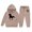 /c23Khaki129, variant on Huowey Kids Girls Clothes Fall Outfits Horse Graphic Long Sleeve Hoodie Sweatshirt And Pants 2 PC Set Elastic Waist Loose Fit Winter School Outdoor Casual Daily Wear Leisure Outfit,Black,2-3 Years