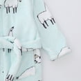 thumbnail image 6 of NIEWTR oddler Kids Boys Girls Flannel Robes Cute Pattern Bathrobe Unisex Night-Robe Baby Flannel Hoodie Pajamas Sleepwear Fall Winter Loungewear(B-Light Blue,6-7 Years), 6 of 6