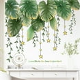thumbnail image 3 of Litake 2 Sheets Tropical Green Leaves Wall Stickers Self-adhesive Wall Decal Murals Wallpaper for Home Living Room Decoration, 3 of 8