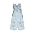 thumbnail image 2 of Wonder Nation Girls Denim Shortall, Sizes 4-18, 2 of 3