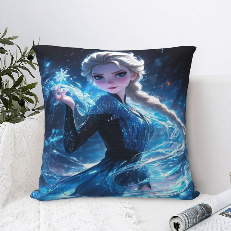 Frozen Pillowcase Kids Soft Cartoon Throw Pillow Covers for Bedroom or Livingroom Decoration Walmart