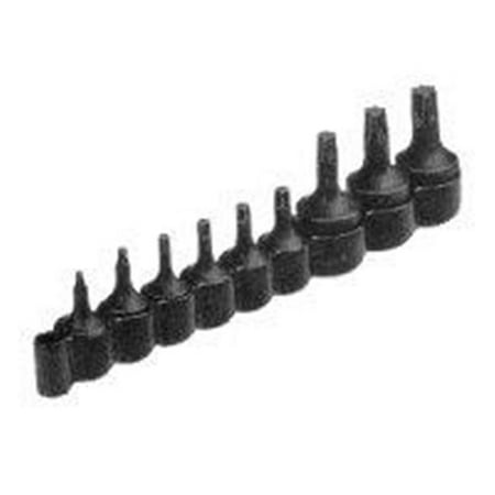 

9 Piece 1/4 and 3/8 Inch Drives Torx Socket Set