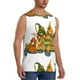thumbnail image 2 of Fotbe Thanksgiving Truck Men's Camiseta sin Mangas Estampada para Hombres, Playera Casual para Gimnasio, Entrenamiento, Playa-Small, 2 of 7