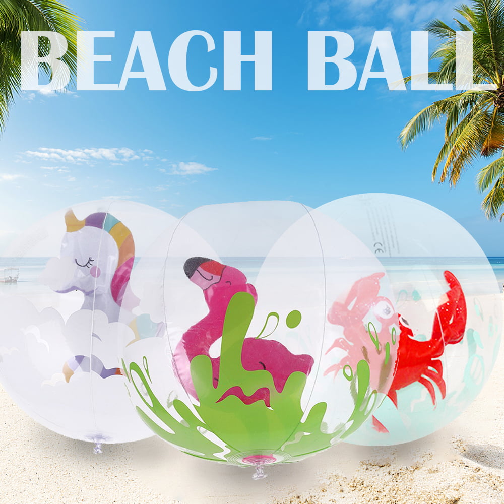3D Inflatable Beach Party fruit Water Play Ball Summer Swimming Pool toy PVC 