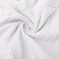 thumbnail image 7 of ZQUUVOU Button Down Mini Dress for Women V Neck Long Sleeve Flared Cuff Shirts Dress Casual Holiday Dresses White, 7 of 7