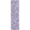 thumbnail image 2 of Addison Rugs Chantille Indoor/Outdoor Transitional Geometric Plum Machine Washable Runner Rug, 2'3" x 7'6", 2 of 8