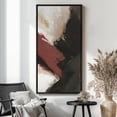 thumbnail image 4 of Large Framed Canvas Art Abstract Painting Print for Modern Living Room Bedroom Wall Decor - 60"x30" Black Framed, 4 of 6