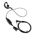 thumbnail image 3 of Inteprter 1 Pin 2.5mm Wired Ergonomic Part Headphone Clip Lapel Replacing Button with Operation Earpiece Earphone Microphone 2piezas, 3 of 4