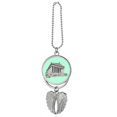 thumbnail image 1 of Temple Classicisme Divinité Temple Argent Aile Voiture Pendentif Décoration, 1 of 4