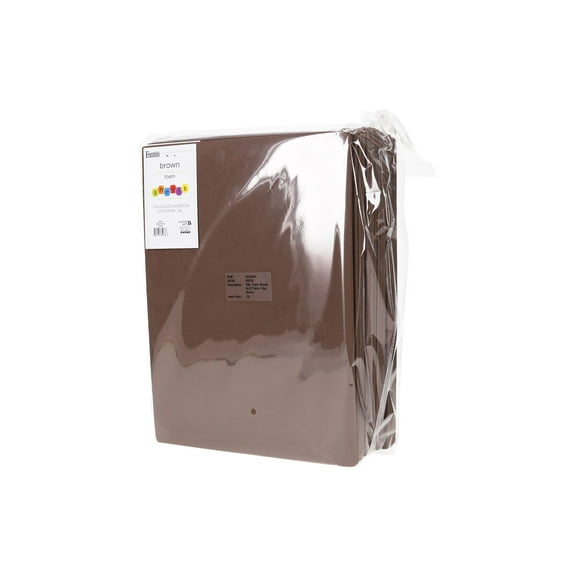 EBL Foam Sheets 9x12" 6mm 15pc Brown