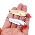 thumbnail image 2 of Fishing Lures,Fishing Spoons,Trout Lures,Bass Lures, 8PCS Hard Fishing Lures Jigging Bait with Treble Hooks,  1/4oz, 2 of 10