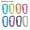 Random Color, variant on Cheers.US 5PCS Locking Rock Climbing Carabiner Clips, Heavy Duty Caribeaners for Rappelling Swing Rescue & Gym etc,Large Carabiners,D-Shaped
