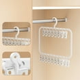 thumbnail image 7 of Hauiodp Hanging Drying Rack with Clips Clothes Hanger, Clothes Rack with Clips, Wind-Proof Clip Rack Clothes Hanger, Heavy Duty Hangers Space Organizer, 7 of 7