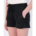 thumbnail image 4 of Real Essentials 3 Pack: Girl's Lounge Soft Comfy Shorts with Drawstring - Yoga Athletic Sweat Shorts with Pockets, 4 of 6