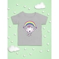 thumbnail image 3 of Cloud And A Rainbow T-Shirt Infant -Image by Shutterstock,  12 Months, 3 of 4