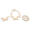 thumbnail image 5 of Wooden Egg Holder Kit for Countertop, Bird Nest, 13-Inch, 1/8 Inch Thick, Pack of 5 Easter Crafts, by Woodpeckers, 5 of 6