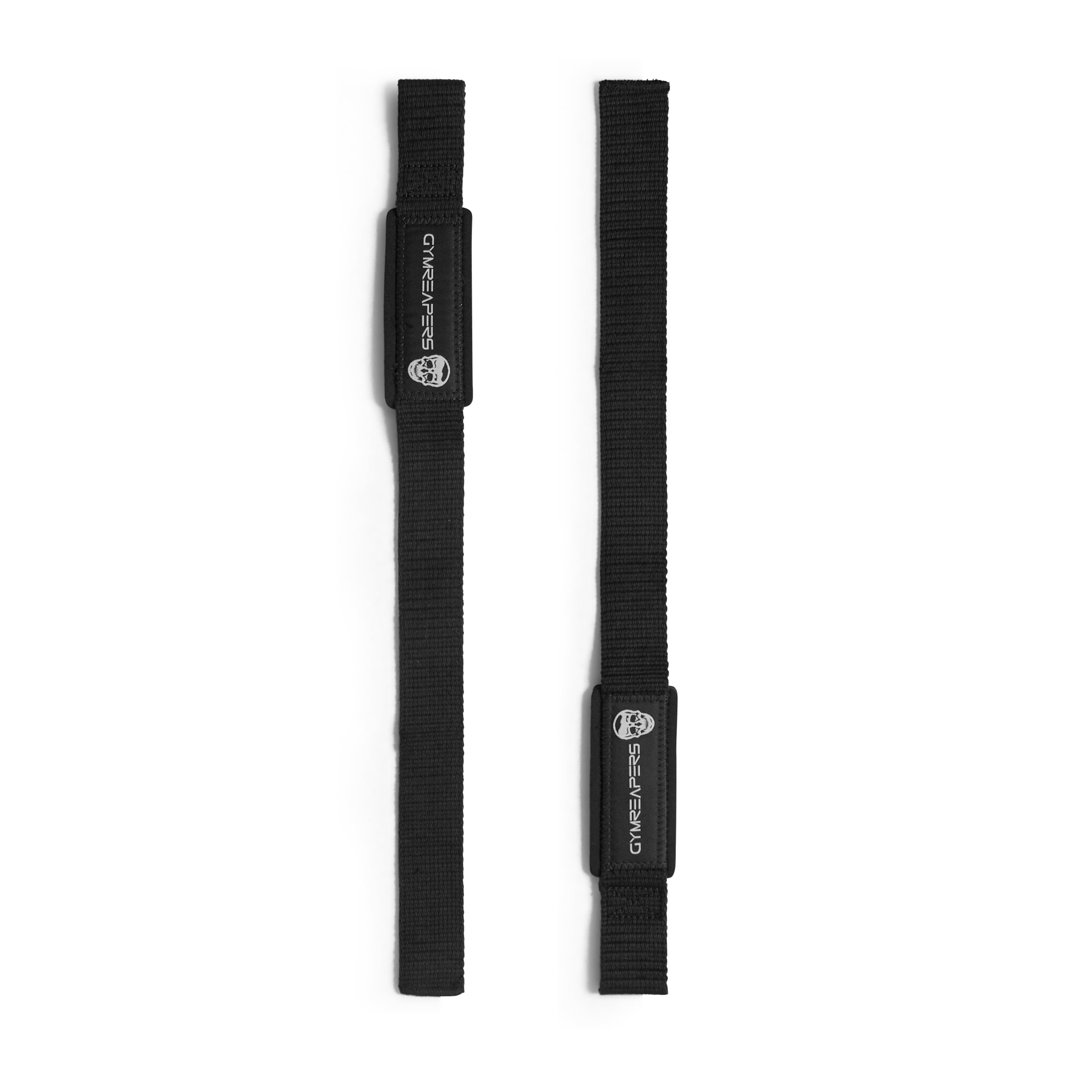 Gymreapers Lifting Wrist Straps for Weightlifting, Bodybuilding, Powerlifting, Strength Training, & Deadlifts - Padded Neoprene with 18 inch Cotton (Black)