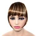 thumbnail image 2 of Fridja Braid Hairband Synthetic Bangs Heat Resistant Bangs Hair Extensions For Lady, 2 of 2
